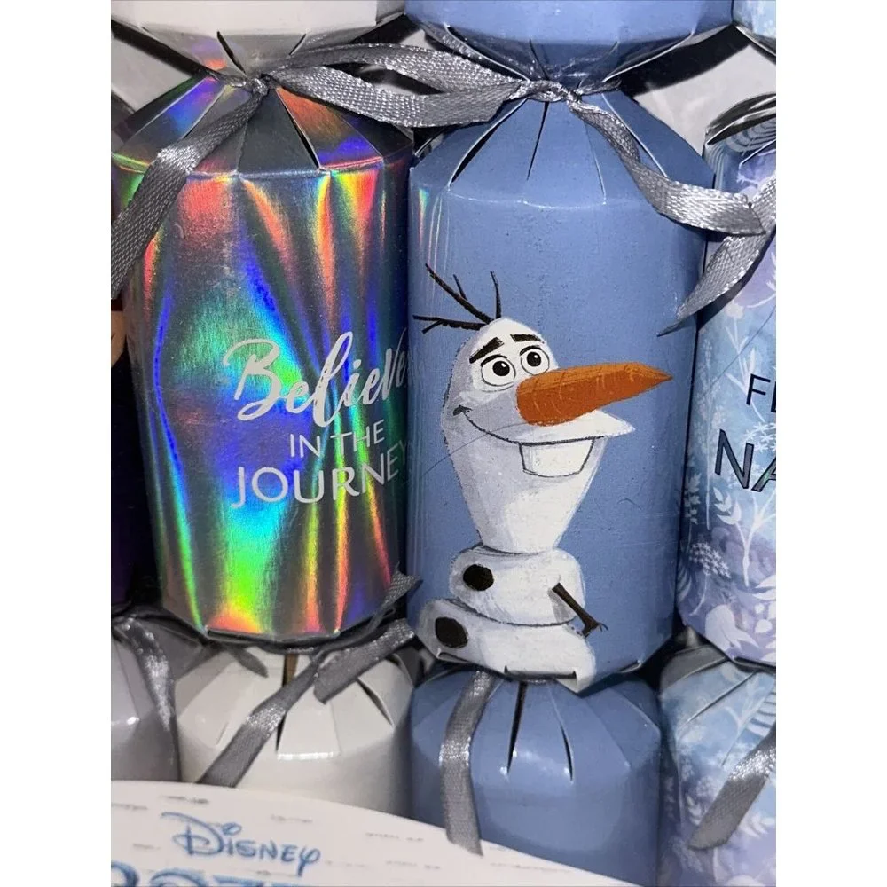 Disney Frozen 2 II 6 Surprise Crackers Womens Socks Sizes 4 To 10 Christmas Gift